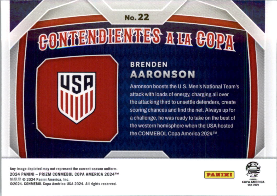 2024 Panini Prizm Copa America Contendientes a la Copa Soccer Card Pick (Insert) - Picture 29 of 53
