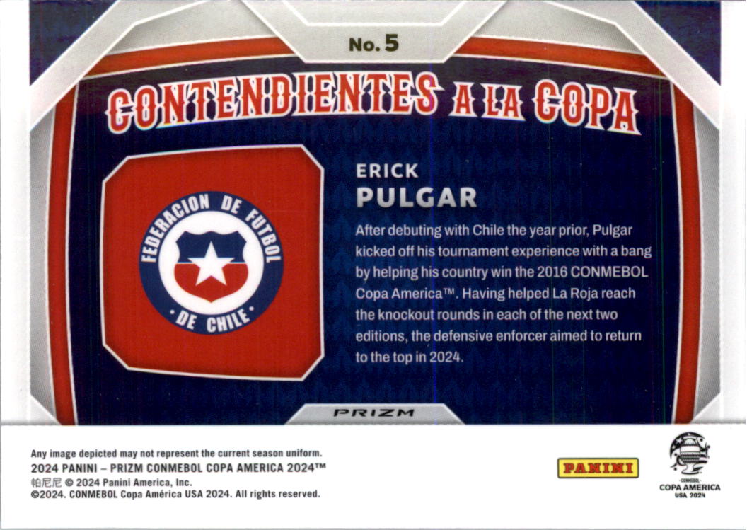 2024 Panini Prizm Copa America Contendientes a la Copa Soccer Card Pick (Insert) - Picture 41 of 53
