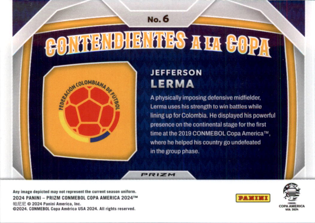 2024 Panini Prizm Copa America Contendientes a la Copa Soccer Card Pick (Insert) - Picture 43 of 53