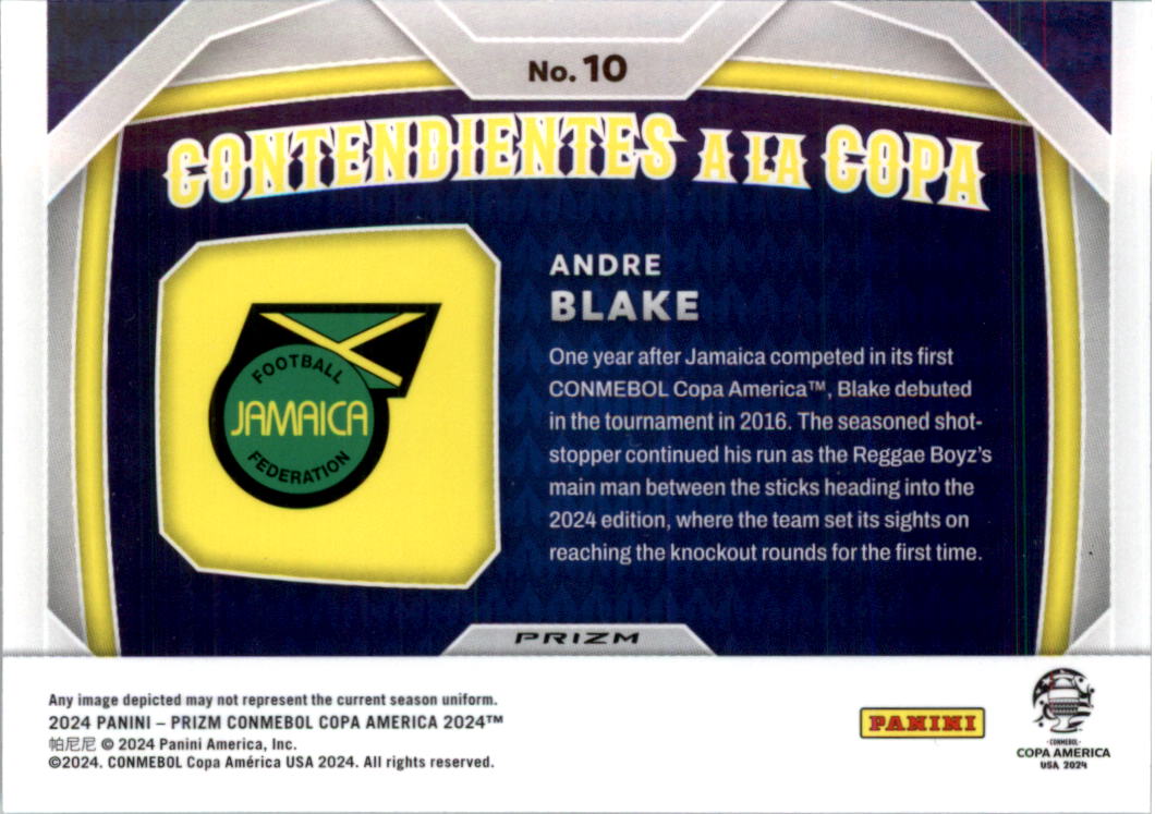 2024 Panini Prizm Copa America Contendientes a la Copa Soccer Card Pick (Insert) - Picture 45 of 53