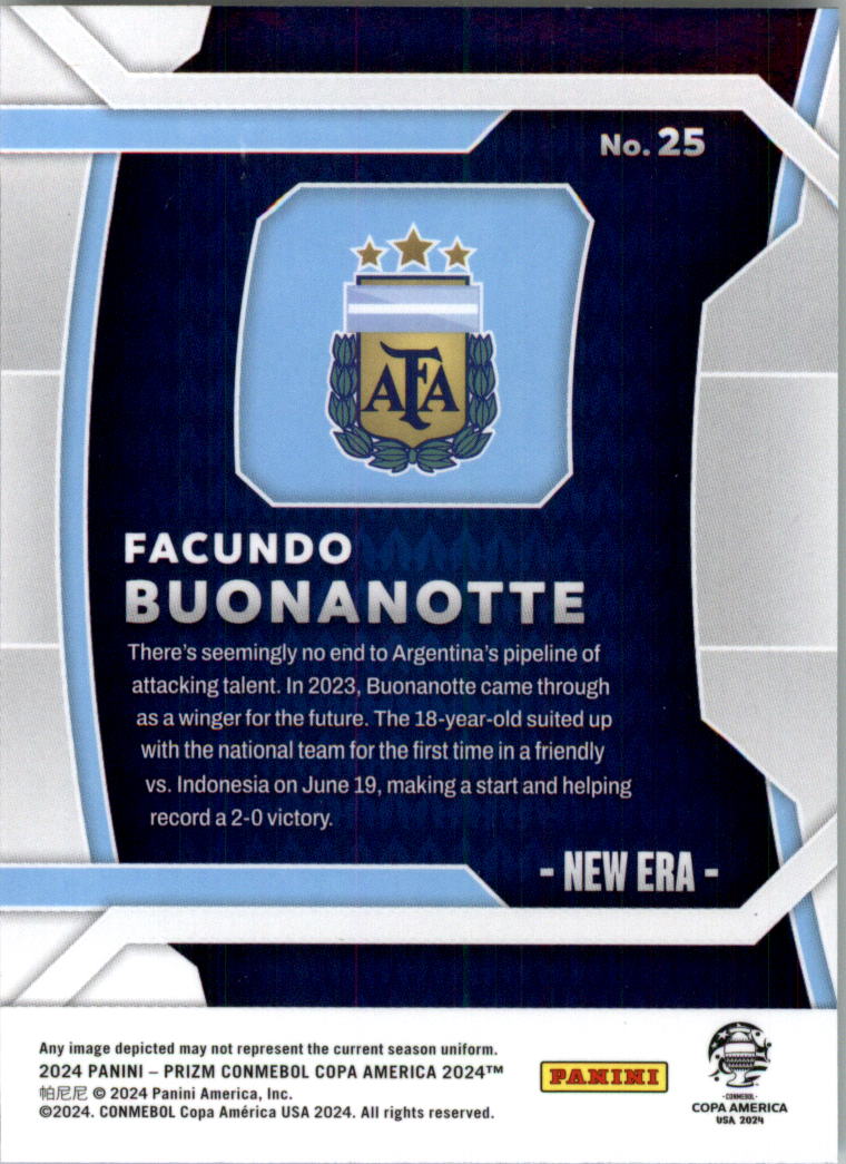 2024 Panini Prizm Copa America New Era Soccer Card Pick (Inserts) - Picture 23 of 43