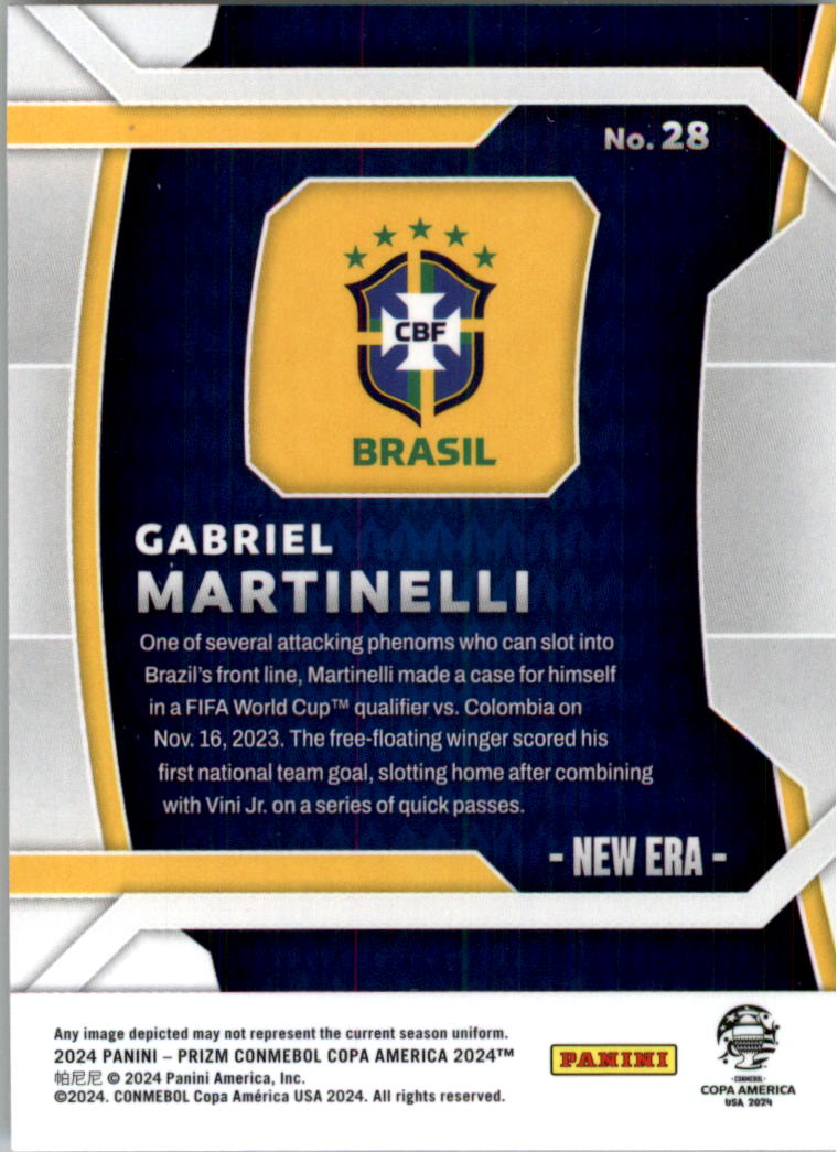 2024 Panini Prizm Copa America New Era Soccer Card Pick (Inserts) - Picture 25 of 43