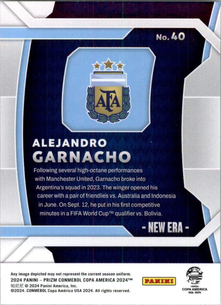 2024 Panini Prizm Copa America New Era Soccer Card Pick (Inserts) - Picture 37 of 43