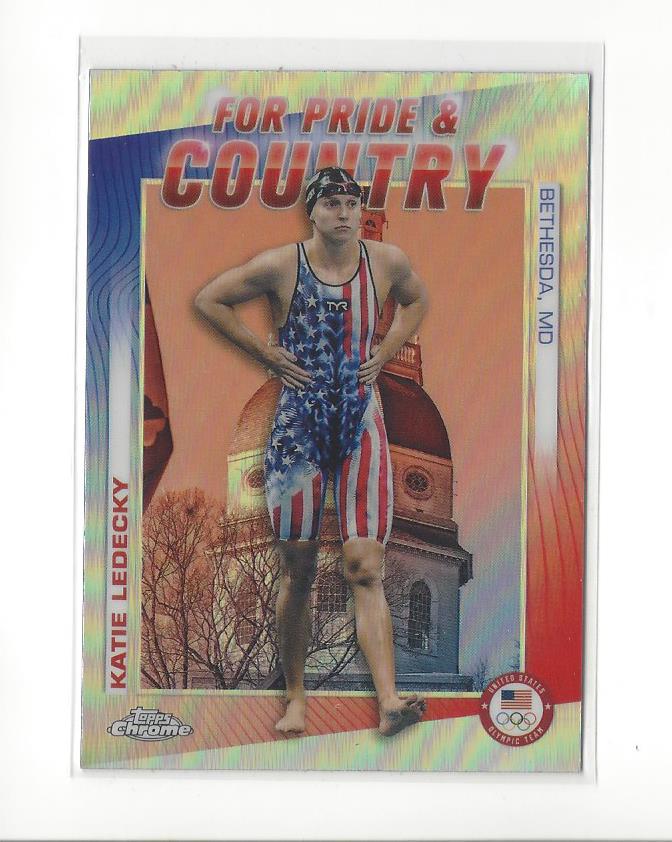 2024 Topps Chrome US Olympic Hopefuls For Pride and Country Singles - You Choose - Picture 2 of 11
