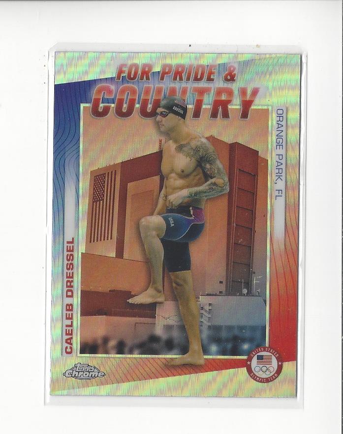 2024 Topps Chrome US Olympic Hopefuls For Pride and Country Singles - You Choose - Picture 3 of 11