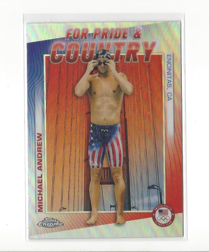 2024 Topps Chrome US Olympic Hopefuls For Pride and Country Singles - You Choose - Picture 7 of 11