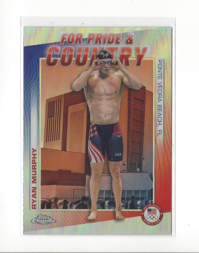 2024 Topps Chrome US Olympic Hopefuls For Pride and Country Singles - You Choose - Picture 8 of 11