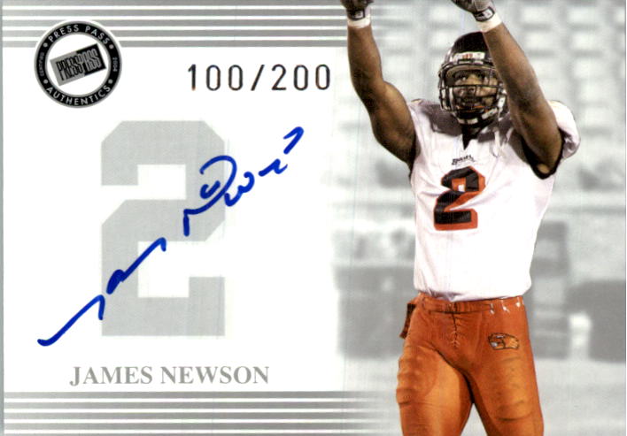 2004 Press Pass Autographs Silver #30 James Newson