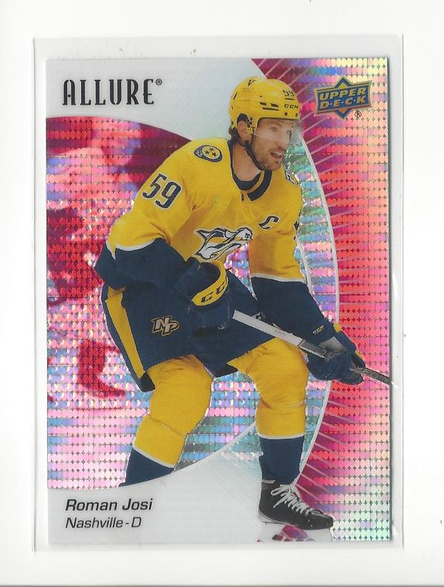 2023-24 Upper Deck Allure Hockey Red Rainbow Parallel Singles - You Choose