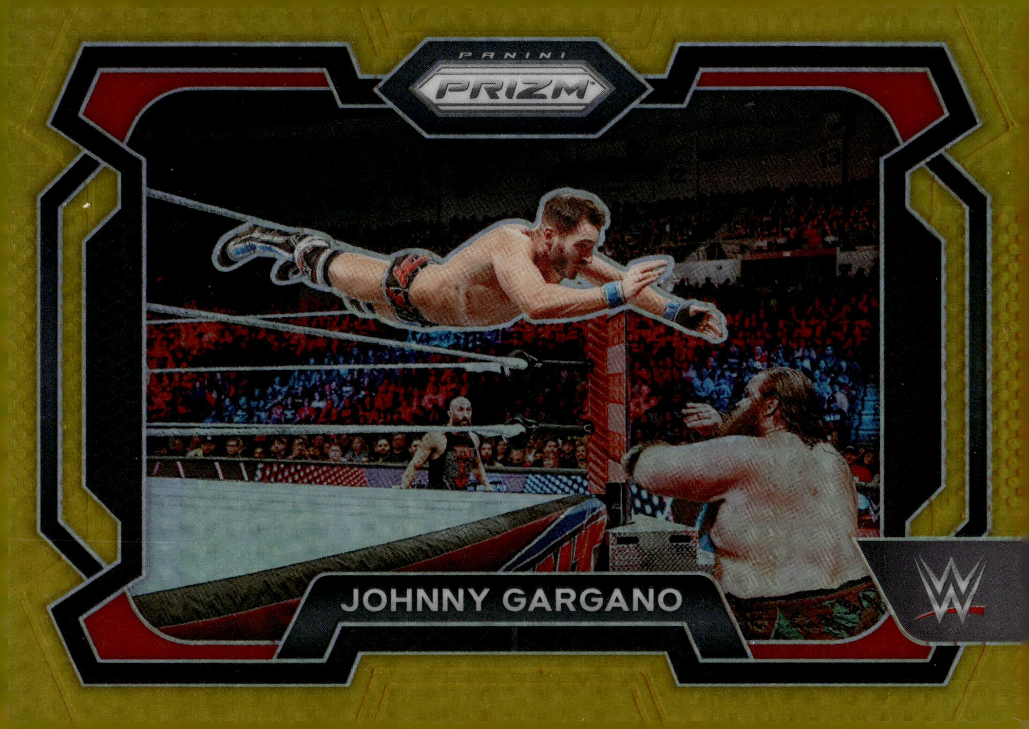 2024 Panini Prizm WWE Prizms Gold #52 Johnny Gargano