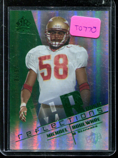 B3210- 2004 Reflections FB Rookies Stars Inserts -You Pick- 15+ FREE US SHIP - Picture 93 of 116