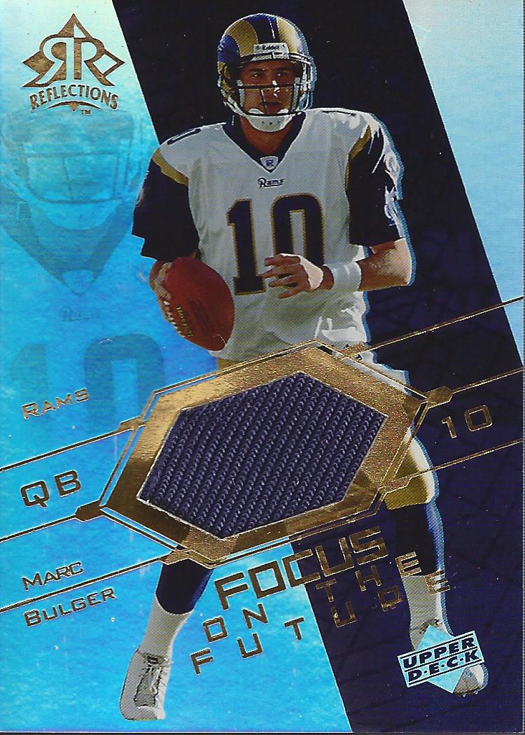 2004 Reflections Focus on the Future Jerseys Gold #FOMB Marc Bulger