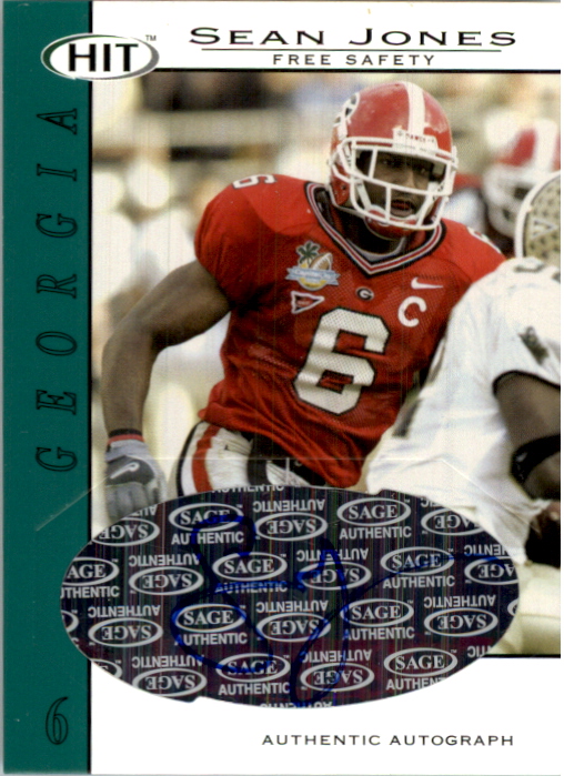 2004 SAGE HIT Autographs Emerald #A36 Sean Jones
