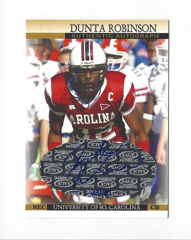 2004 SAGE HIT SEC Autographs #S9 Dunta Robinson