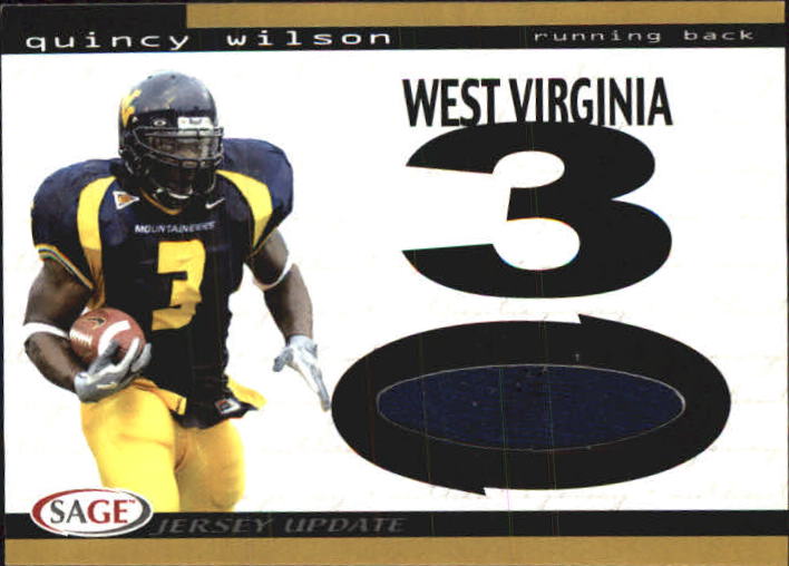 2004 SAGE Jersey Update #23 Quincy Wilson