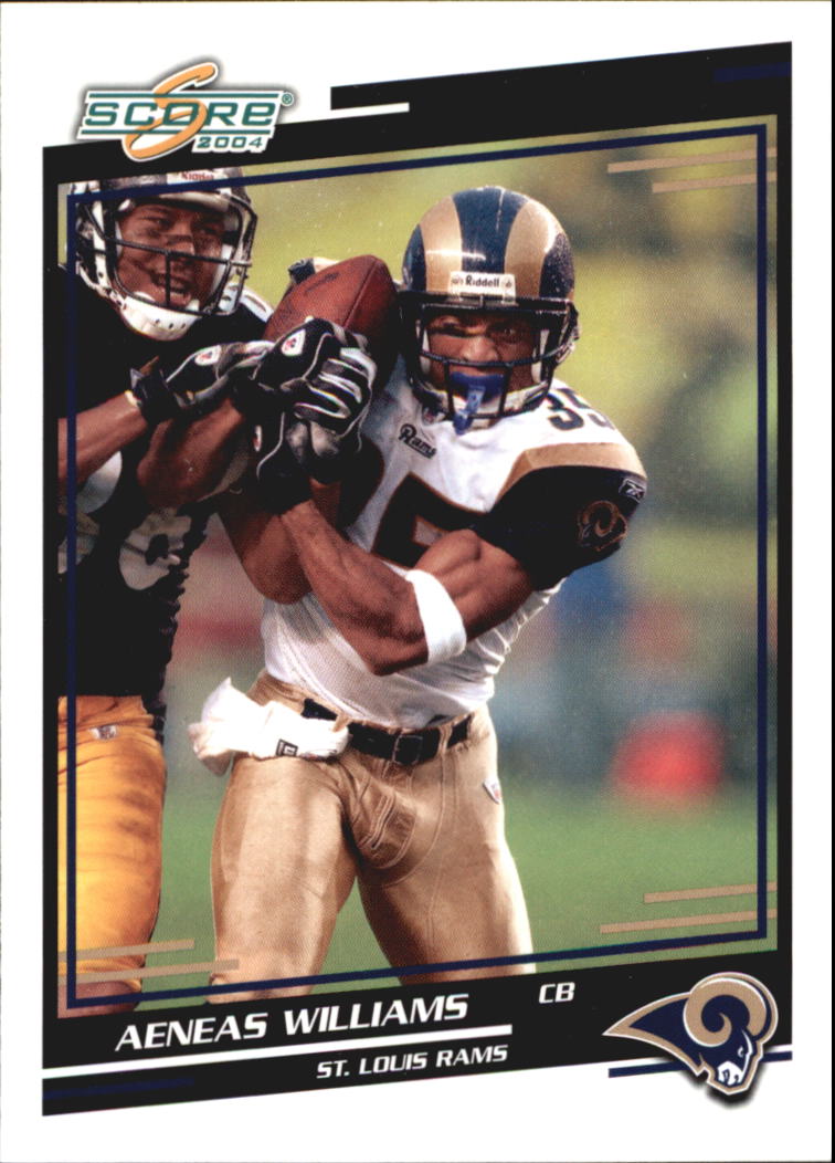 2004 Score Glossy St. Louis Rams Football Card #295 Aeneas Williams | eBay