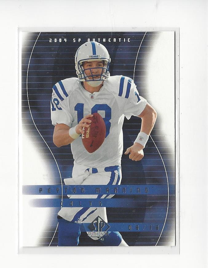 2004 SP Authentic #39 Peyton Manning