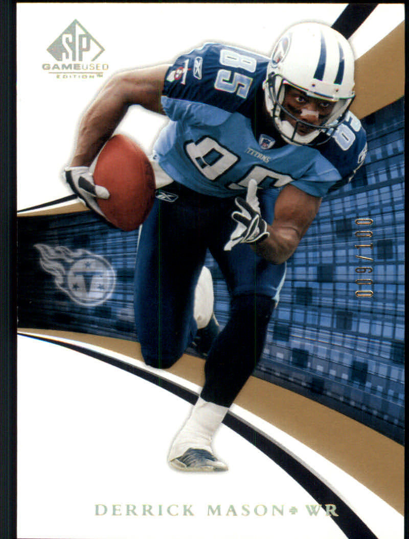 2004 SP Game Used Edition (Upper Deck) Football "Gold" Parallel Cards - Picture 8 of 9