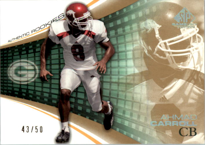 2004 SP Game Used Edition Gold #132 Ahmad Carroll