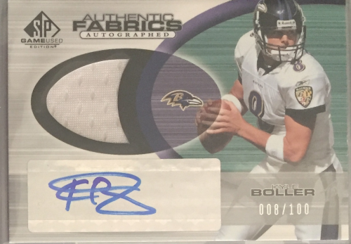 2004 SP Game Used Edition Authentic Fabric Autographs #KB Kyle Boller