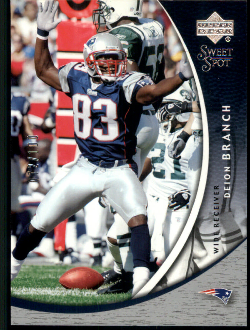 2004 Sweet Spot (Upper Deck) Football "Gold and Silver" Parallel Cards - Picture 16 of 25