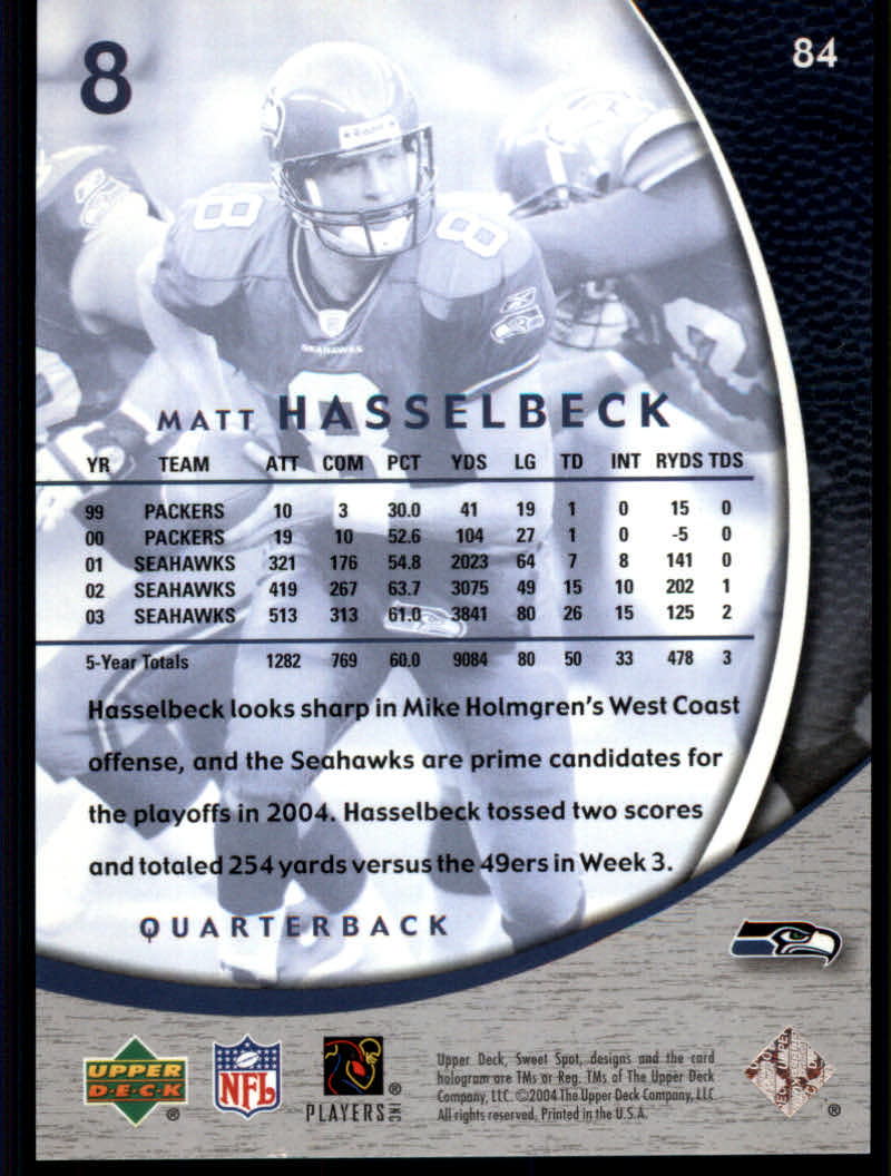 2004 Sweet Spot (Upper Deck) Football "Gold and Silver" Parallel Cards - Picture 19 of 25