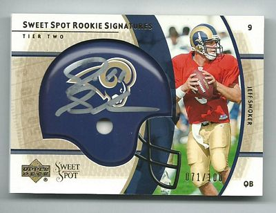 2004 Sweet Spot Gold Rookie Autographs #250 Jeff Smoker