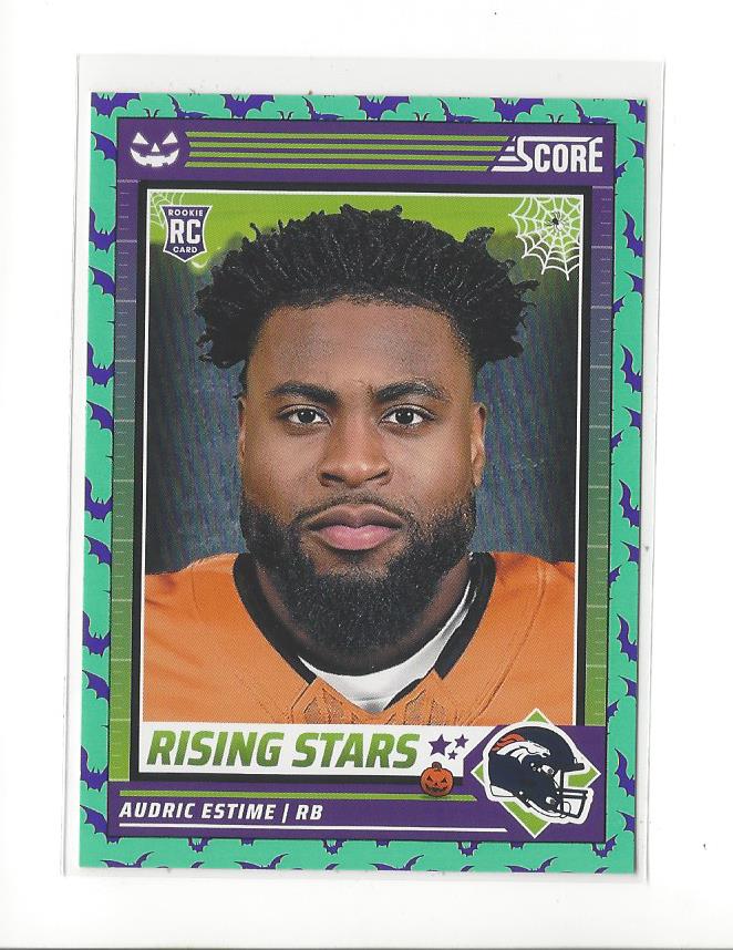 2024 Score Football Halloween Bats Rising Stars Rookie RC Singles - You Choose