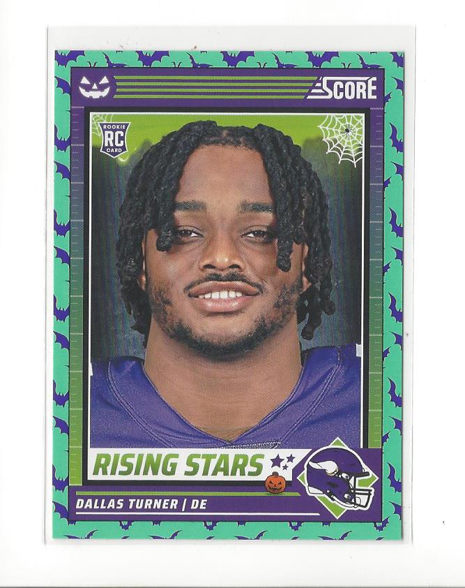 2024 Score Football Halloween Bats Rising Stars Rookie RC Singles - You Choose