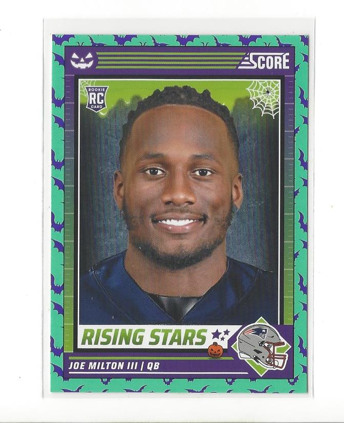 2024 Score Football Halloween Bats Rising Stars Rookie RC Singles - You Choose