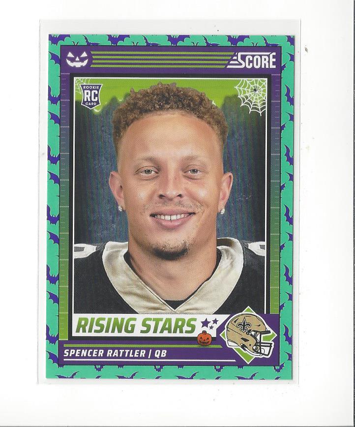 2024 Score Football Halloween Bats Rising Stars Rookie RC Singles - You Choose