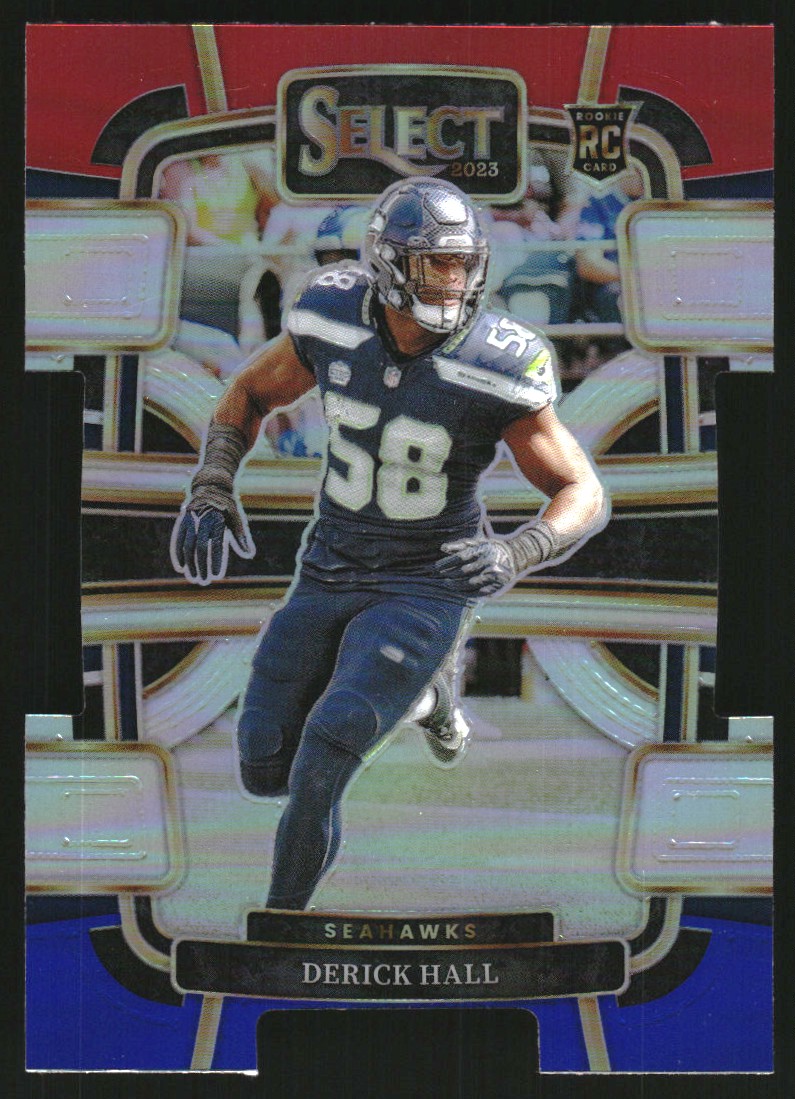 2023 Select Prizm Red and Blue Die Cut #85 Derick Hall