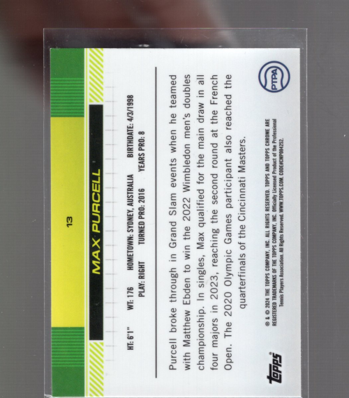 B5545- 2024 Topps Chrome Tennis Asst Insert Cards -You Pick- 15+ FREE US SHIP - Picture 166 of 374