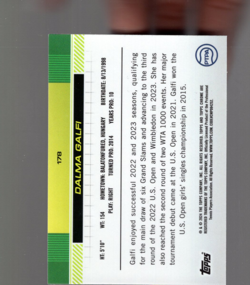 B5545- 2024 Topps Chrome Tennis Asst Insert Cards -You Pick- 15+ FREE US SHIP - Picture 61 of 374