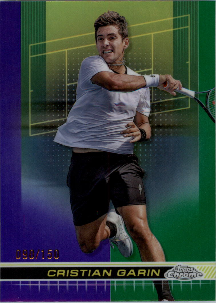 2024 Topps Chrome Tennis Purple Green Refractors Tennis Card Pick (Inserts) - Picture 8 of 49