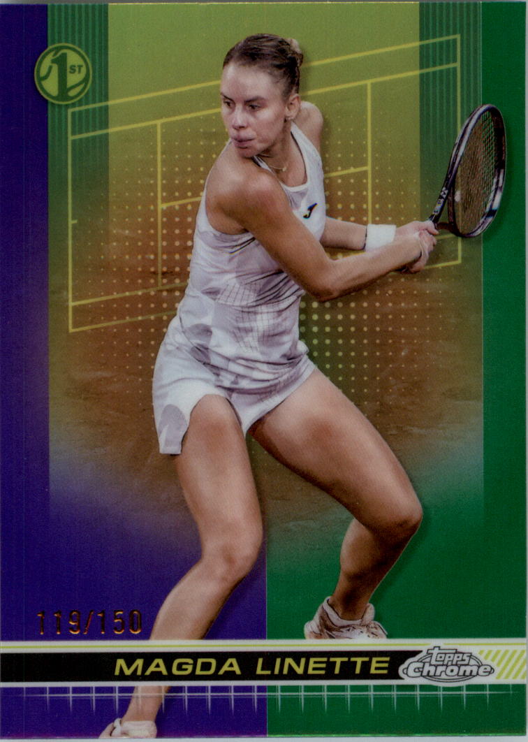 2024 Topps Chrome Tennis Purple Green Refractors Tennis Card Pick (Inserts) - Picture 12 of 49