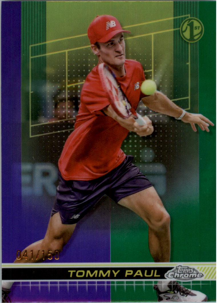 2024 Topps Chrome Tennis Purple Green Refractors Tennis Card Pick (Inserts) - Picture 18 of 49