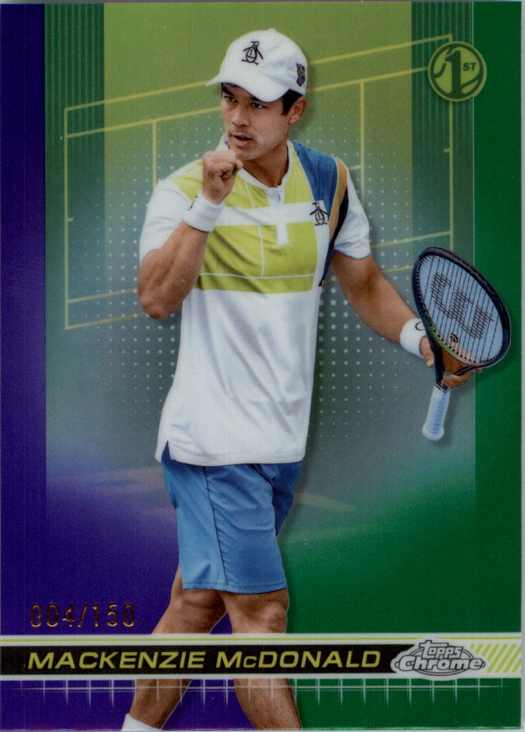 2024 Topps Chrome Tennis Purple Green Refractors Tennis Card Pick (Inserts) - Picture 20 of 49