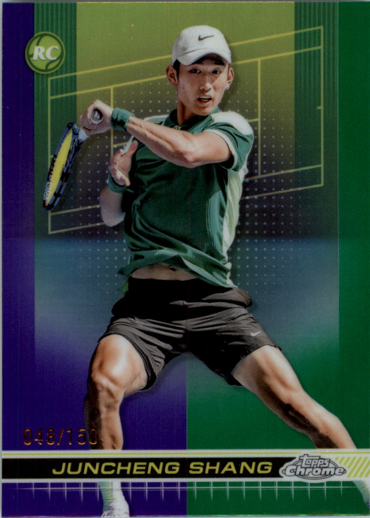 2024 Topps Chrome Tennis Purple Green Refractors Tennis Card Pick (Inserts) - Picture 22 of 49