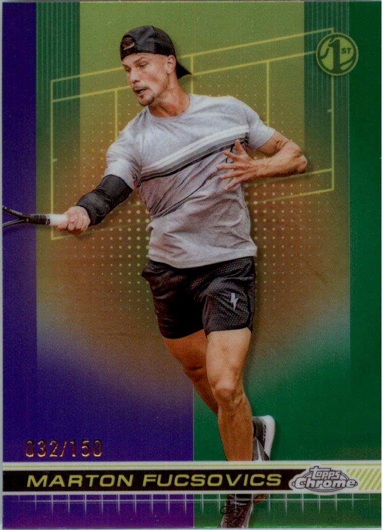 2024 Topps Chrome Tennis Purple Green Refractors Tennis Card Pick (Inserts) - Picture 24 of 49