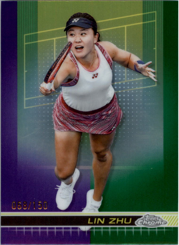 2024 Topps Chrome Tennis Purple Green Refractors Tennis Card Pick (Inserts) - Picture 42 of 49