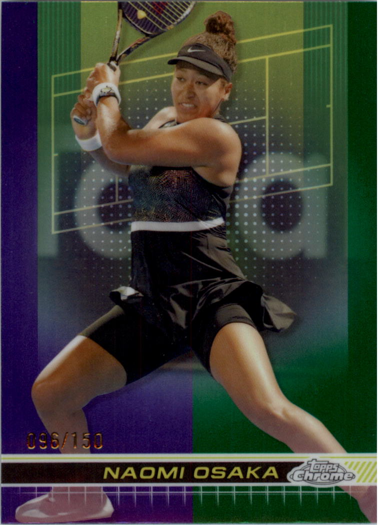 2024 Topps Chrome Tennis Purple Green Refractors Tennis Card Pick (Inserts) - Picture 46 of 49
