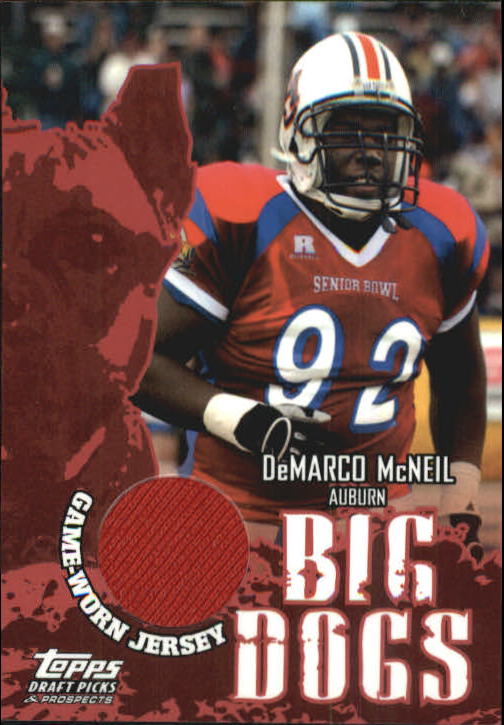 2004 Topps Draft Picks and Prospects Big Dog Relics #BDDM DeMarco McNeil F