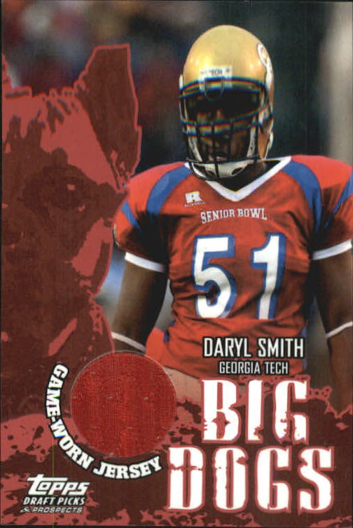2004 Topps Draft Picks and Prospects Big Dog Relics #BDDS Derrick Strait E