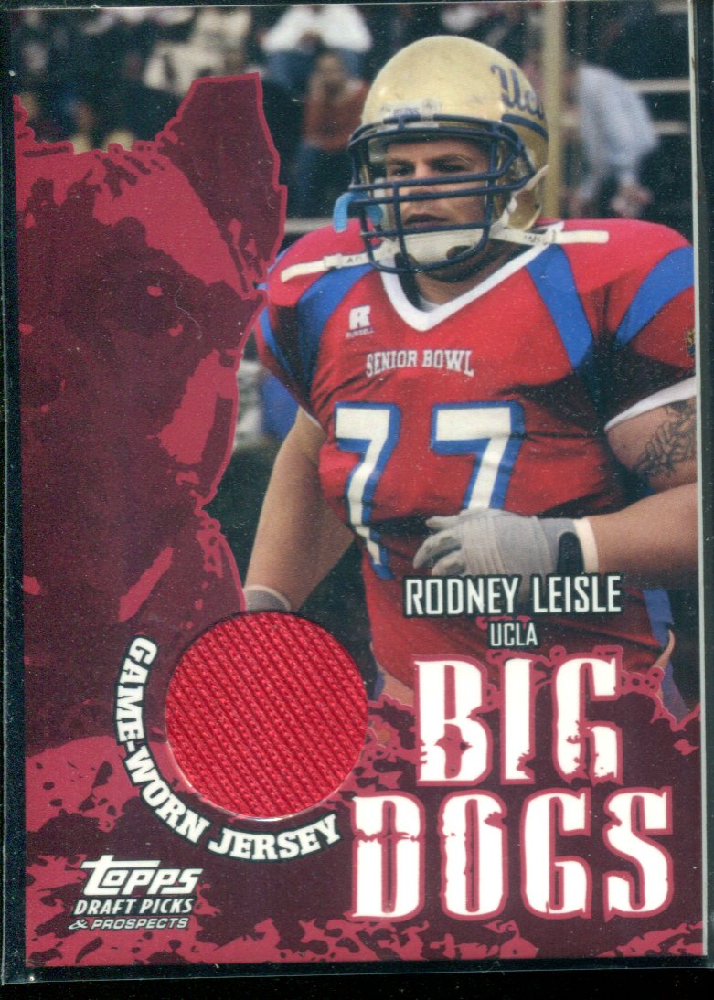2004 Topps Draft Picks and Prospects Big Dog Relics #BDRL Rodney Leisle H