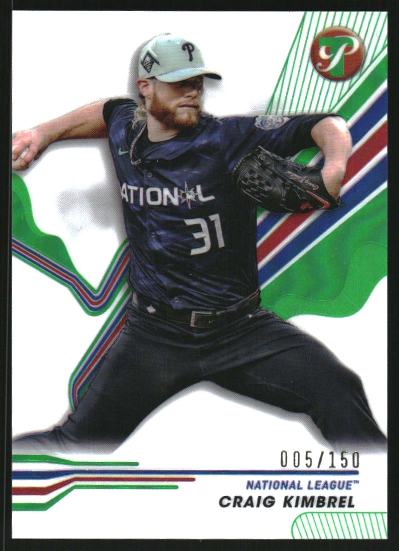 2024 Topps Pristine Green Refractors #262 Craig Kimbrel AS