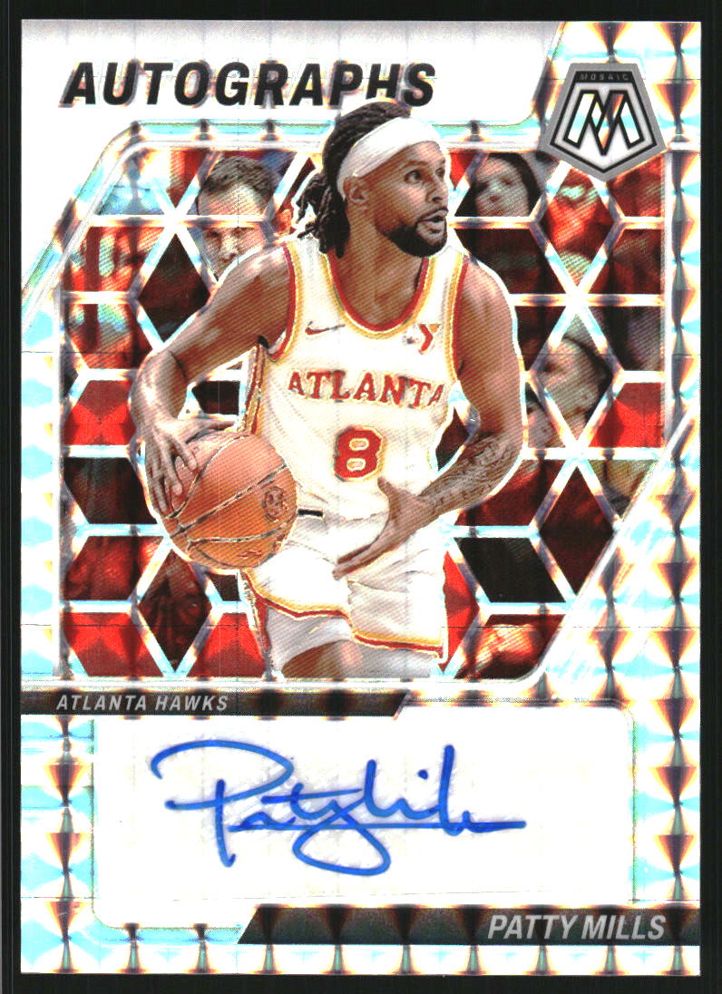 2023-24 Panini Mosaic Autographs Mosaic #46 Patty Mills Auto