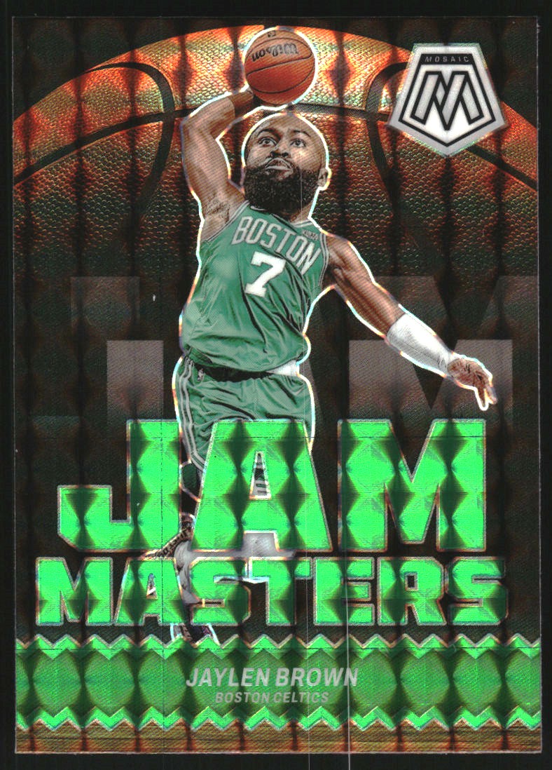 2023-24 Panini Mosaic Jam Masters Mosaic Green #11 Jaylen Brown