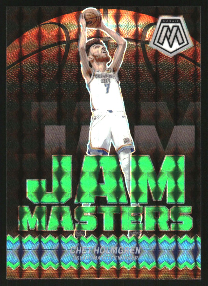 2023-24 Panini Mosaic Jam Masters Mosaic Green #15 Chet Holmgren