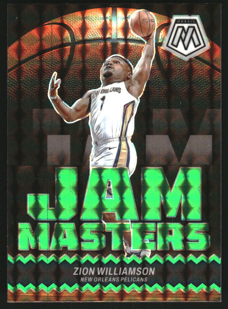 2023-24 Panini Mosaic Jam Masters Mosaic Green #16 Zion Williamson